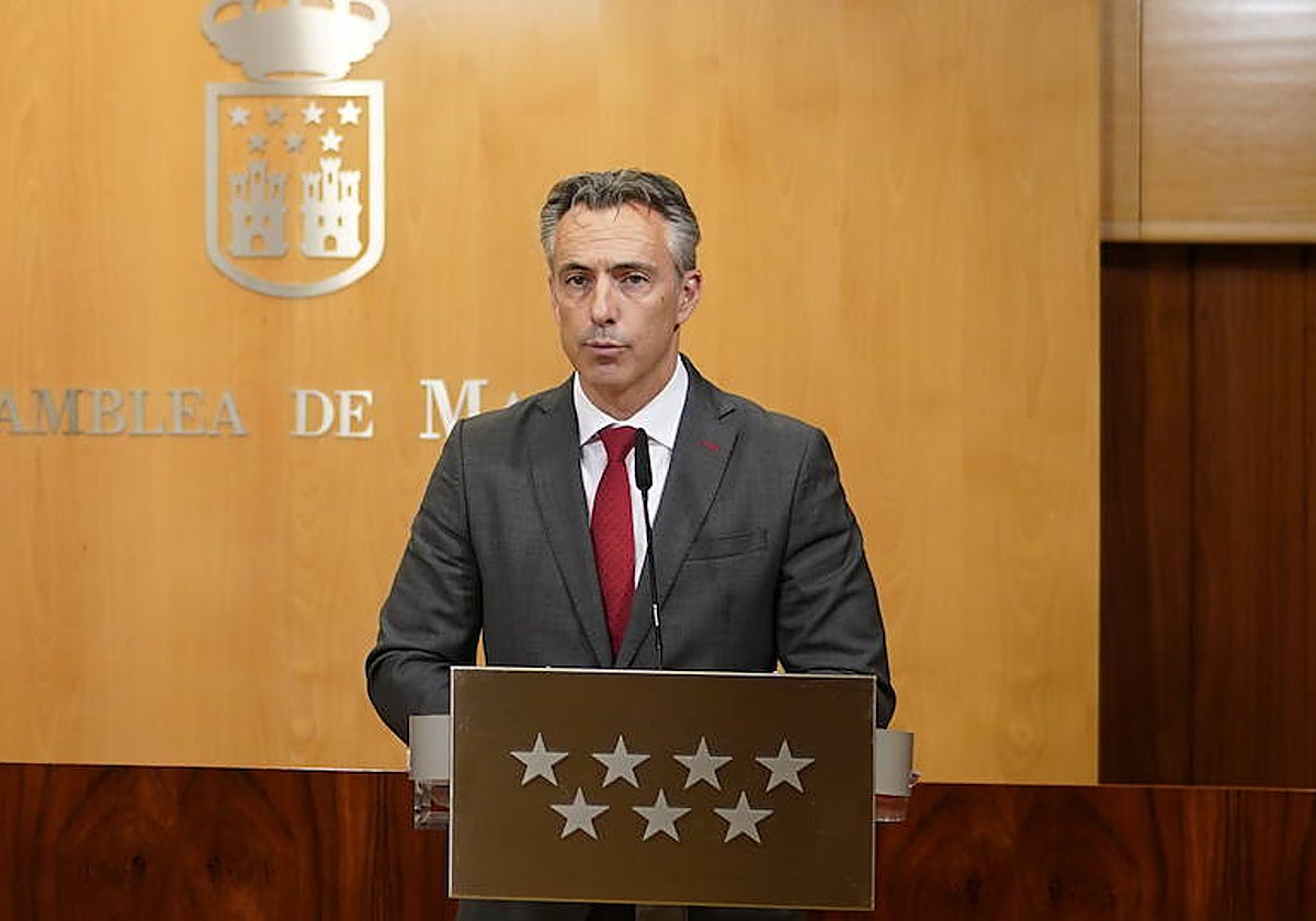 El consejero de Medio Ambiente, Agricultura e Interior, Carlos Novillo