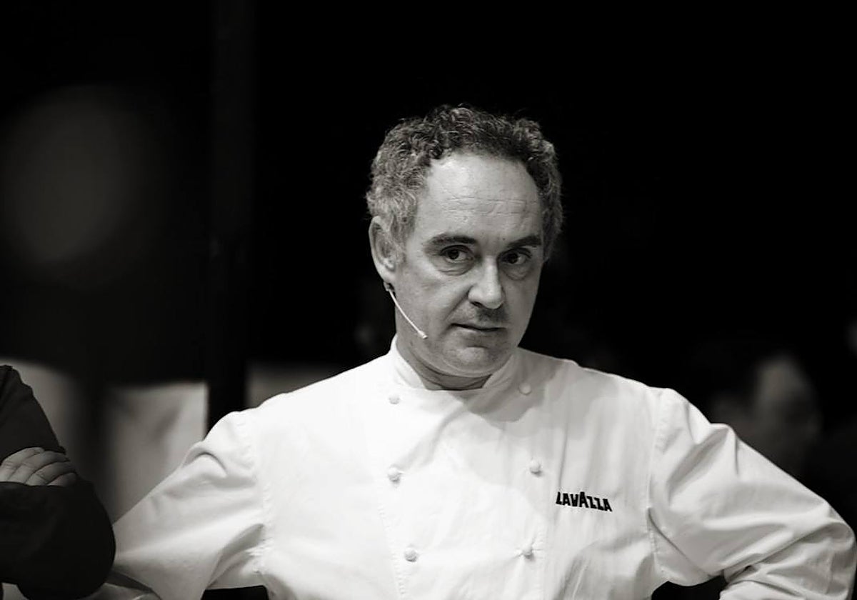 El cocinero Ferran Adrián, que recibirá un reconocimiento en Cuenca
