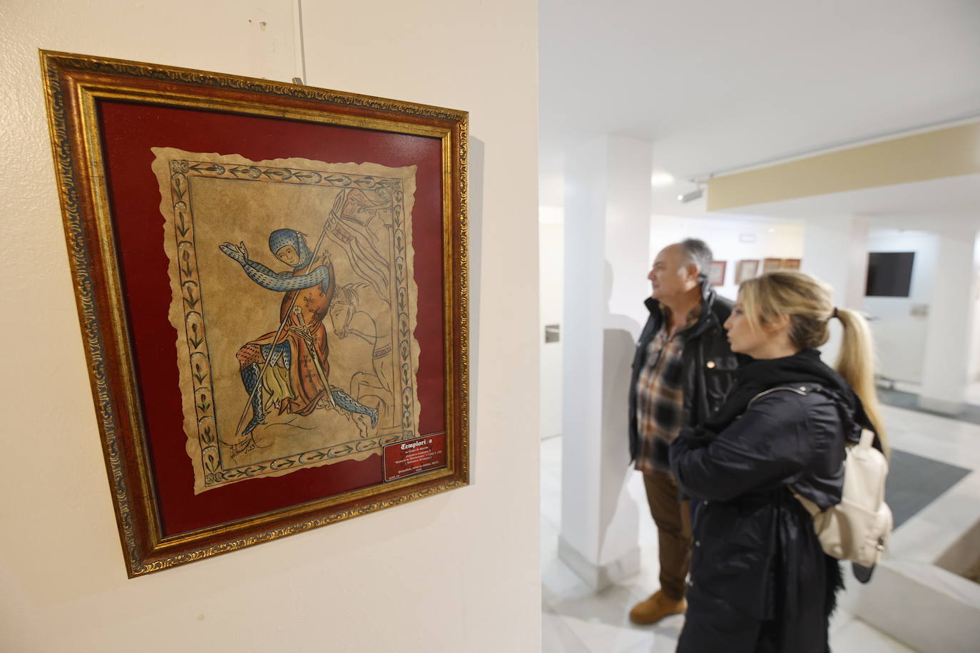 Fotos: La curiosa exposición de Isabel Carrión sobre los templarios en Córdoba