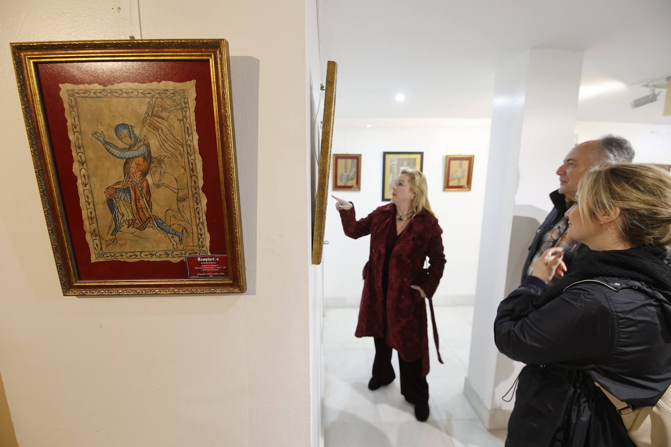 Fotos: La curiosa exposición de Isabel Carrión sobre los templarios en Córdoba