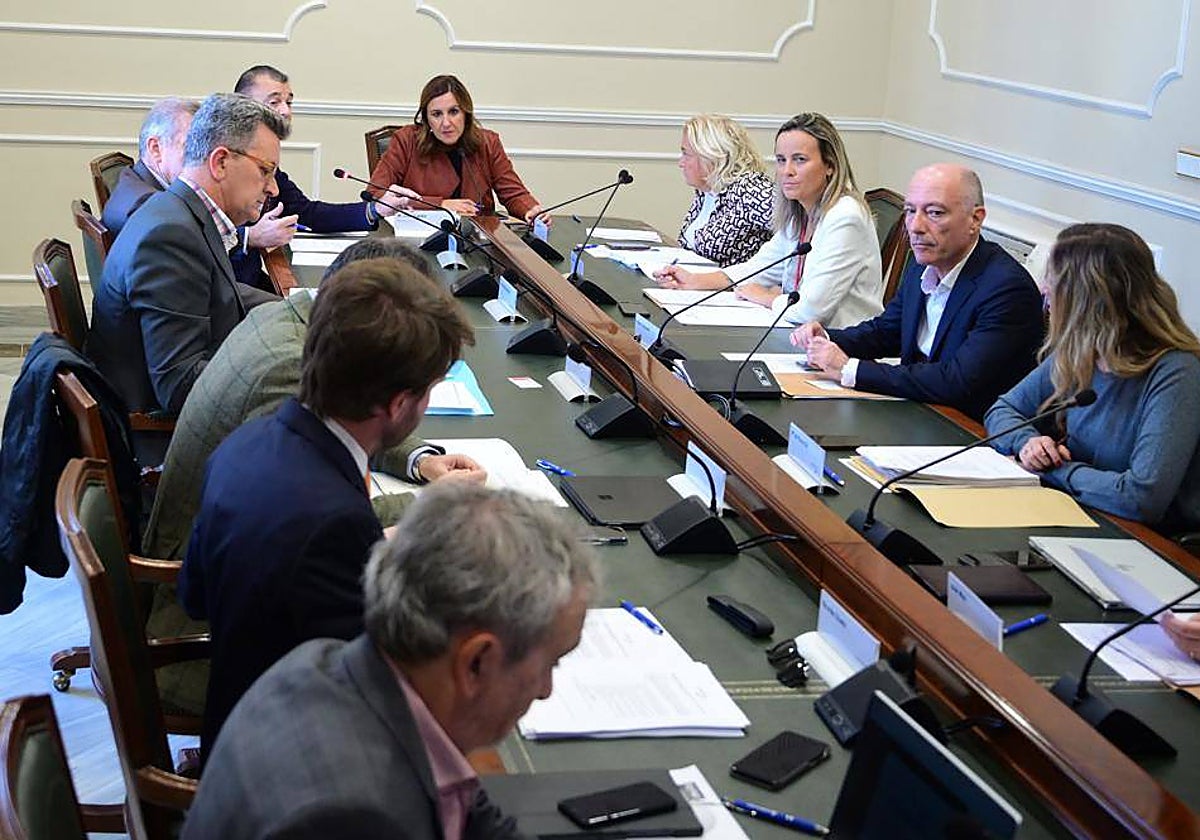Imagen de la reunión del Consejo Rector del Consorcio Valencia 2007 celebrada este viernes