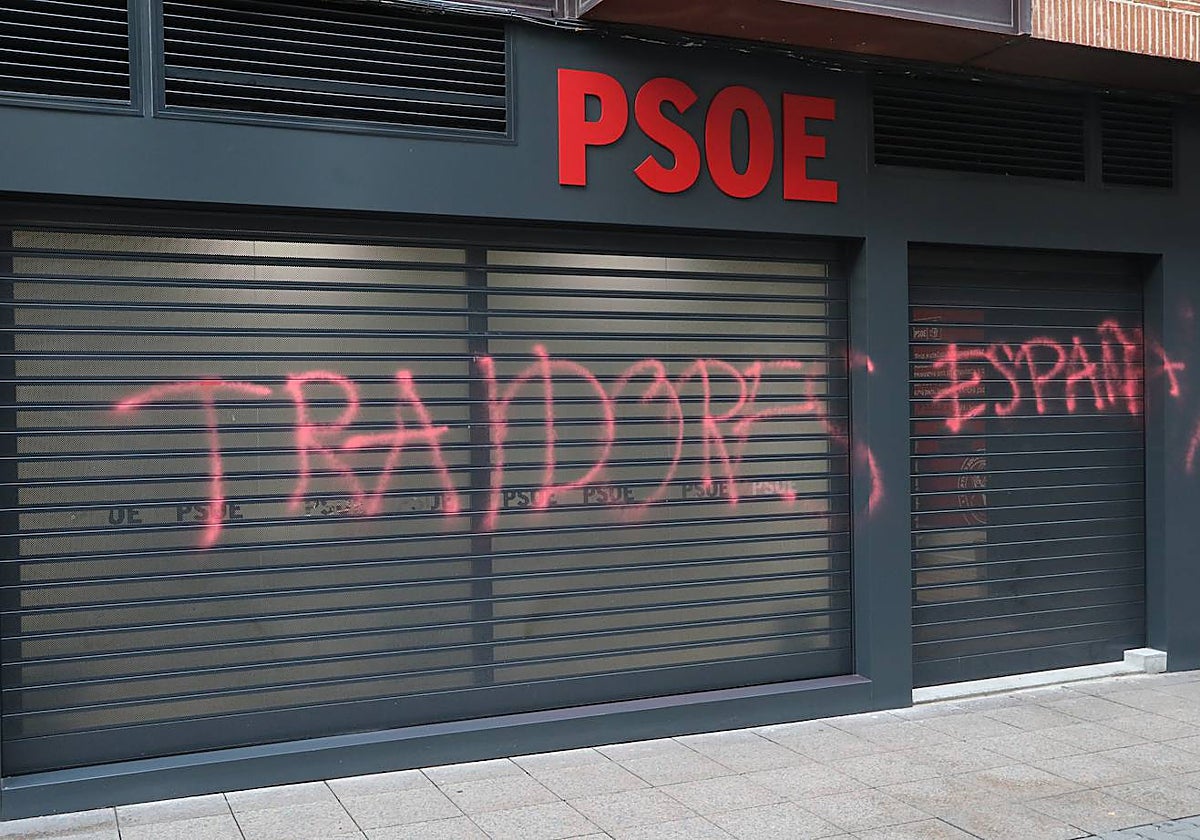 Sede del PSOE en Palencia