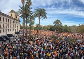Más de 87.000 valencianos salen a la calle para defender la igualdad y protestar contra la amnistía