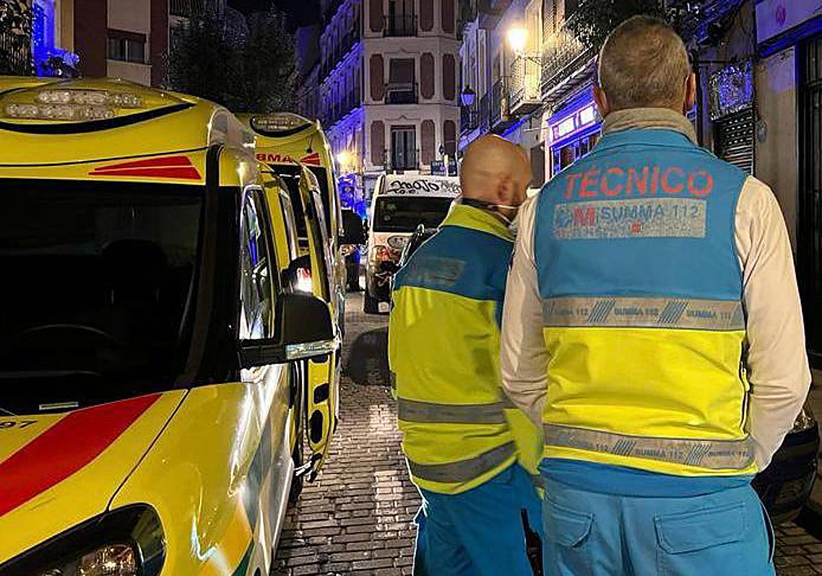 Efectivos sanitarios, en una imagen de archivo