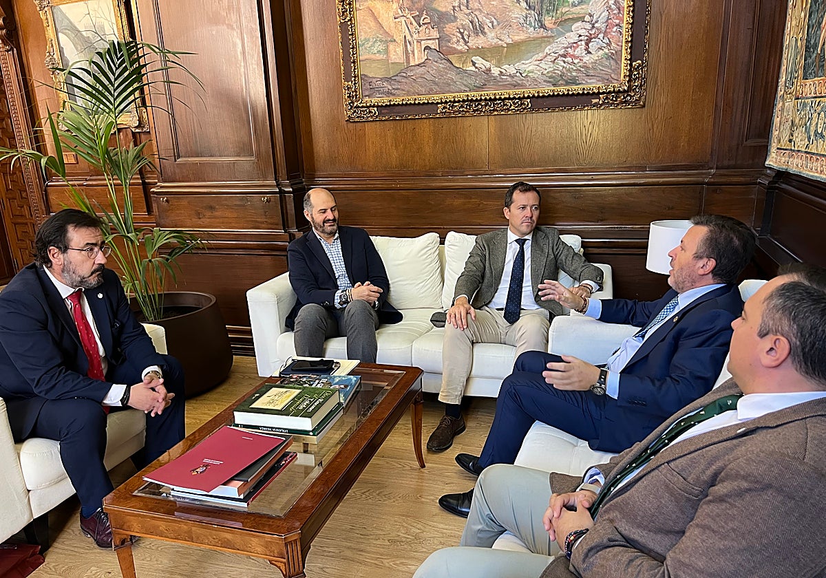 Un momento de la reunión