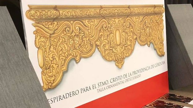 Detalle del proyecto del respiradero, con diseño y talla a cargo de Ortiz Jurado