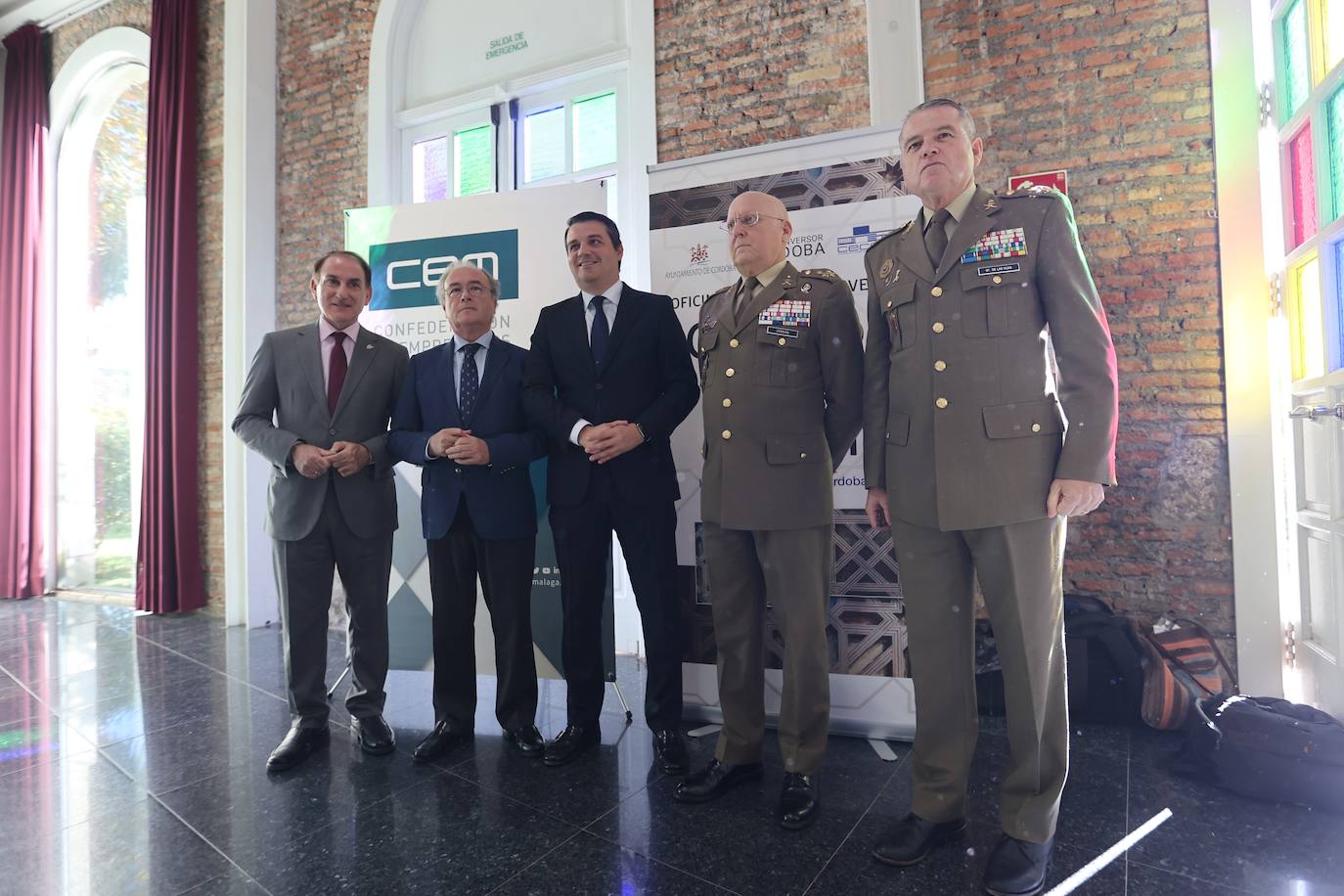 Fotos: Córdoba y la Base Logística del Ejército buscan inversores en Málaga