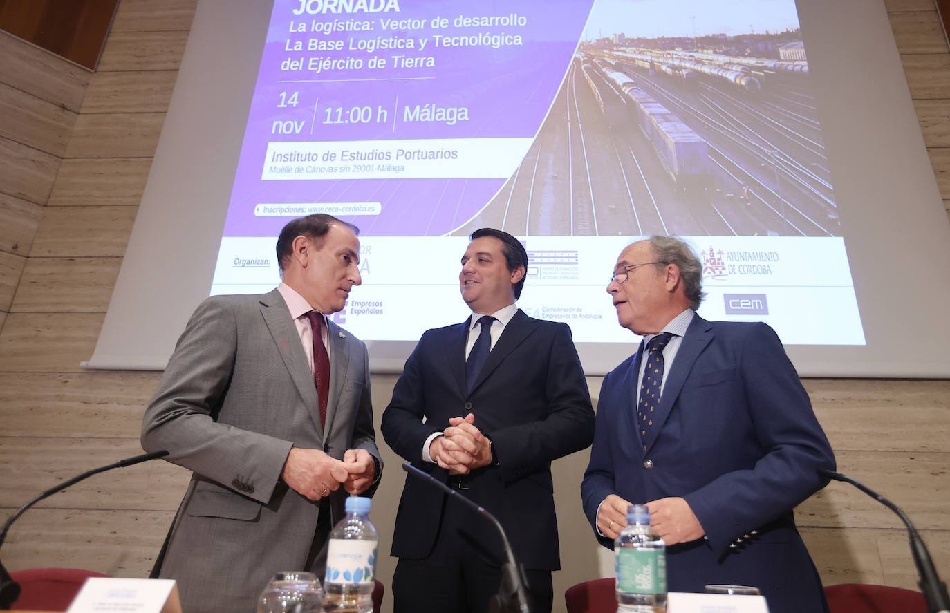 Fotos: Córdoba y la Base Logística del Ejército buscan inversores en Málaga