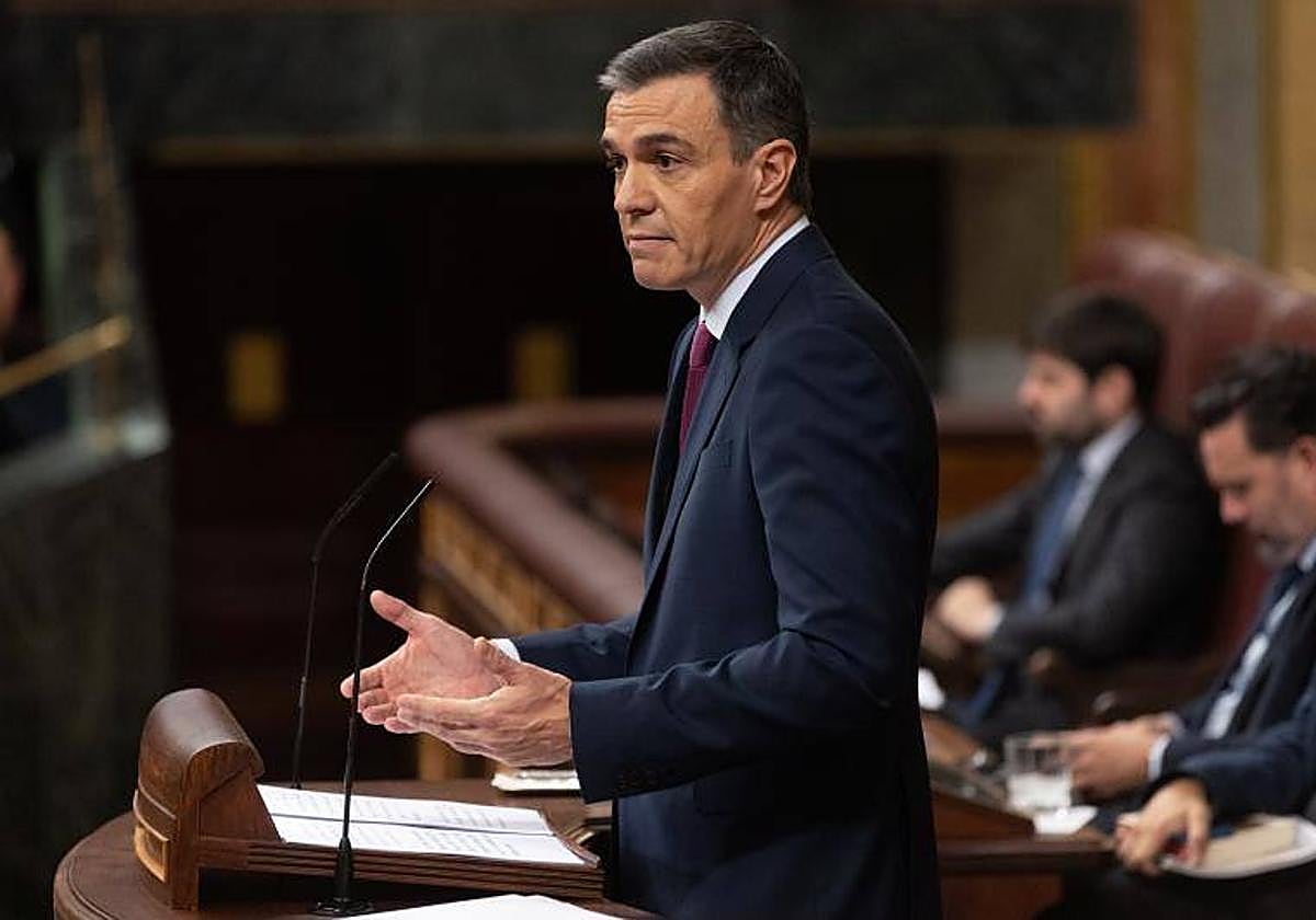 El presidente del Gobierno en funciones y candidato a la investidura, Pedro Sánchez