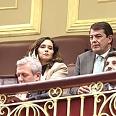 Mañueco afea a Sánchez que haya «mentido» e «insultado gravemente» a Castilla y León al hablar de «recortes»