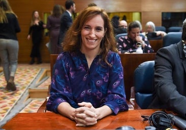 Mónica García hace méritos con Sánchez y se despide de la Asamblea de Madrid con ataques a Ayuso