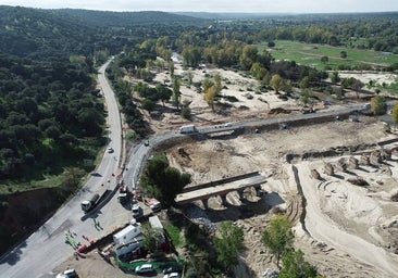 Adiós a rodeos de 80 kilómetros tras abrir puentes provisionales en la zona cero de la DANA en la Comunidad de Madrid