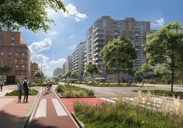 Las Tablas oeste, el primer barrio de Madrid Nuevo Norte: 741 viviendas, 33.000 m2 de zonas verdes y 14.000 para comercios