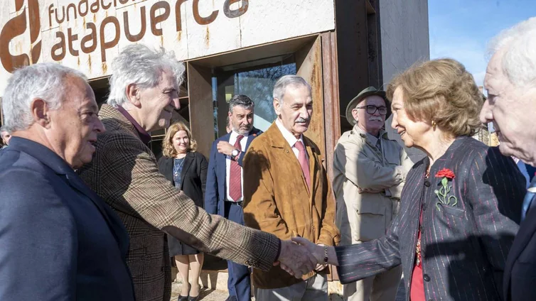 La Reina Sofía respalda una vez más a la Fundación Atapuerca en vísperas de su 25 aniversario