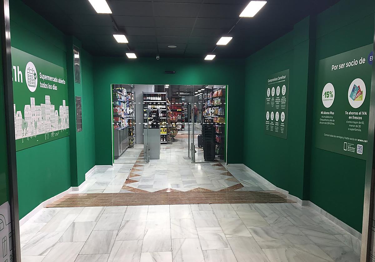 Imagen del nuevo 'Carrefour Express' de Jesús y María