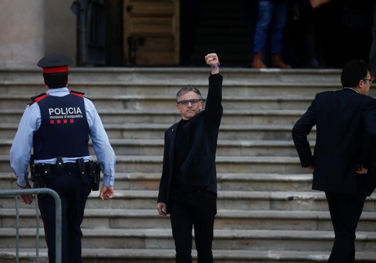 Josep Maria Jove, a su llegada al TSCJ para declarar como imputado