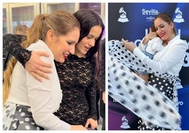 María Toledo visibiliza la maternidad en los Latin Grammy 2023 en Sevilla