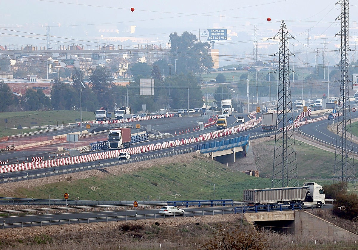 Estado actual del puente de la Ronda Sur