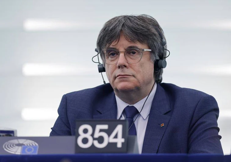 El expresidente de Cataluña y eurodiputado Carles Puigdemont