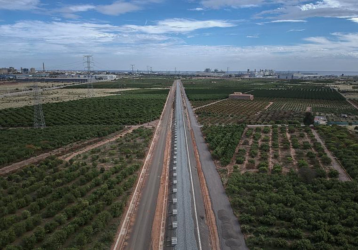 Imagen de los terrenos donde se ubicará la fábrica de baterías de Volkswagen en Sagunto