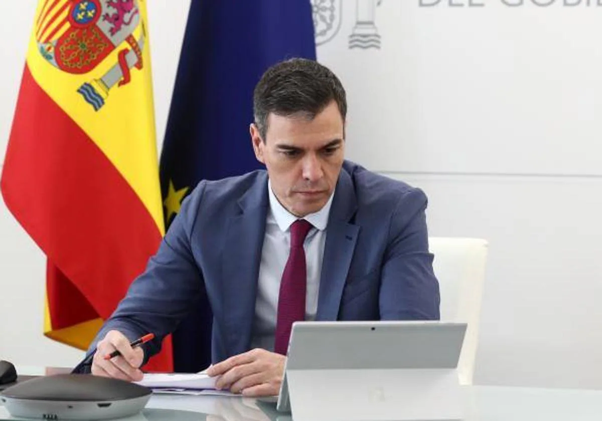 El presidente del Gobierno, Pedro Sánchez