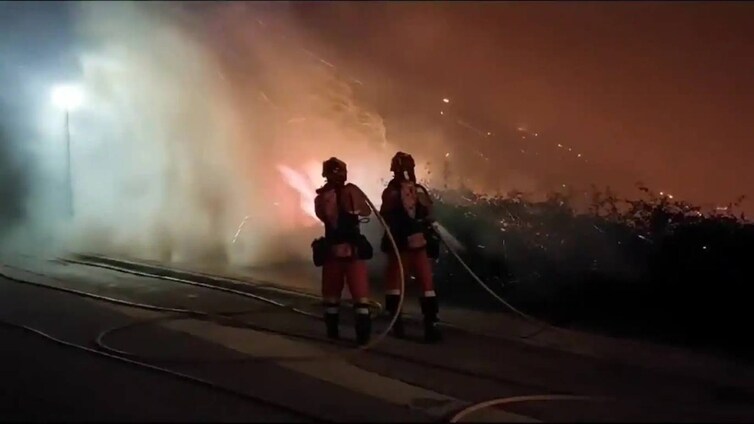 La Guardia Civil atribuye el origen del incendio de Montichelvo (Valencia) a un arco eléctrico