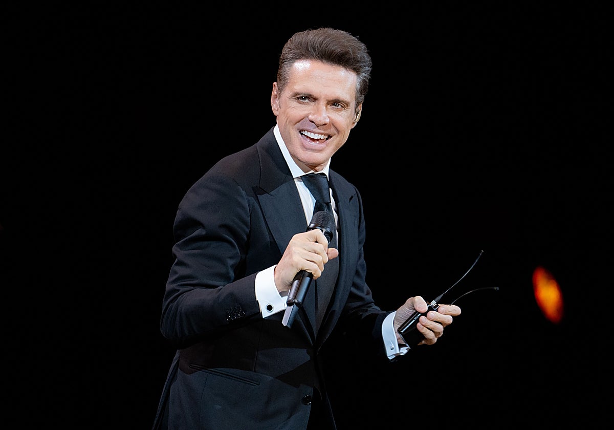 Luis Miguel en su concierto de Nueva York el pasado 8 de octubre