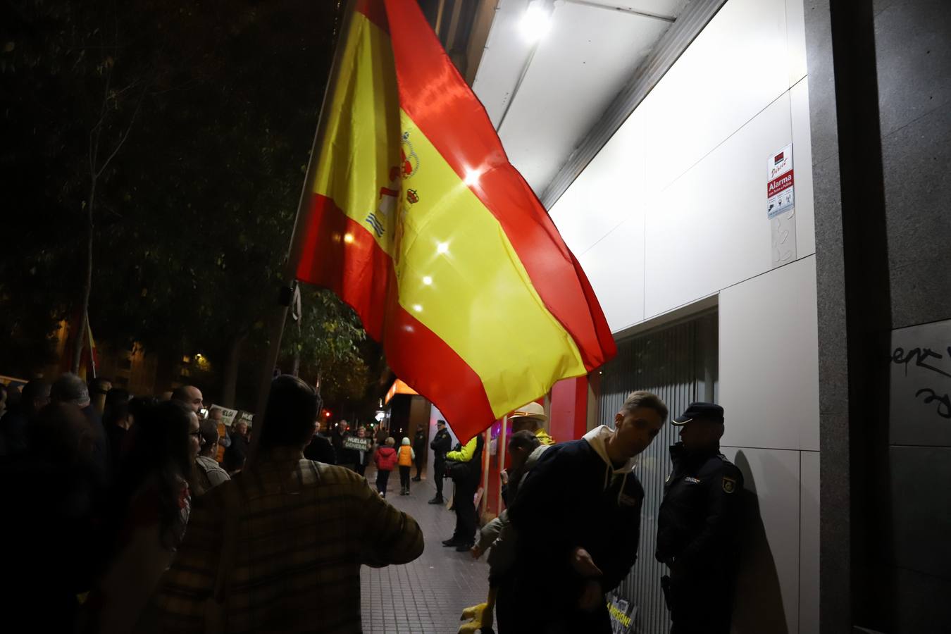 Fotos: Vox encabeza una nueva protesta en la sede del PSOE de Córdoba contra la amnistía