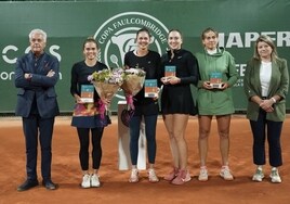 Mitu y Grammatikopoulou conquistan el título de dobles del ITF W100 de la Copa Faulcombridge
