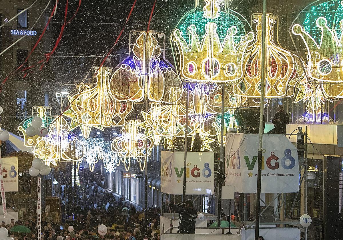 Luces de Navidad de Vigo: horario, calles iluminadas y dónde están los árboles y los belenes