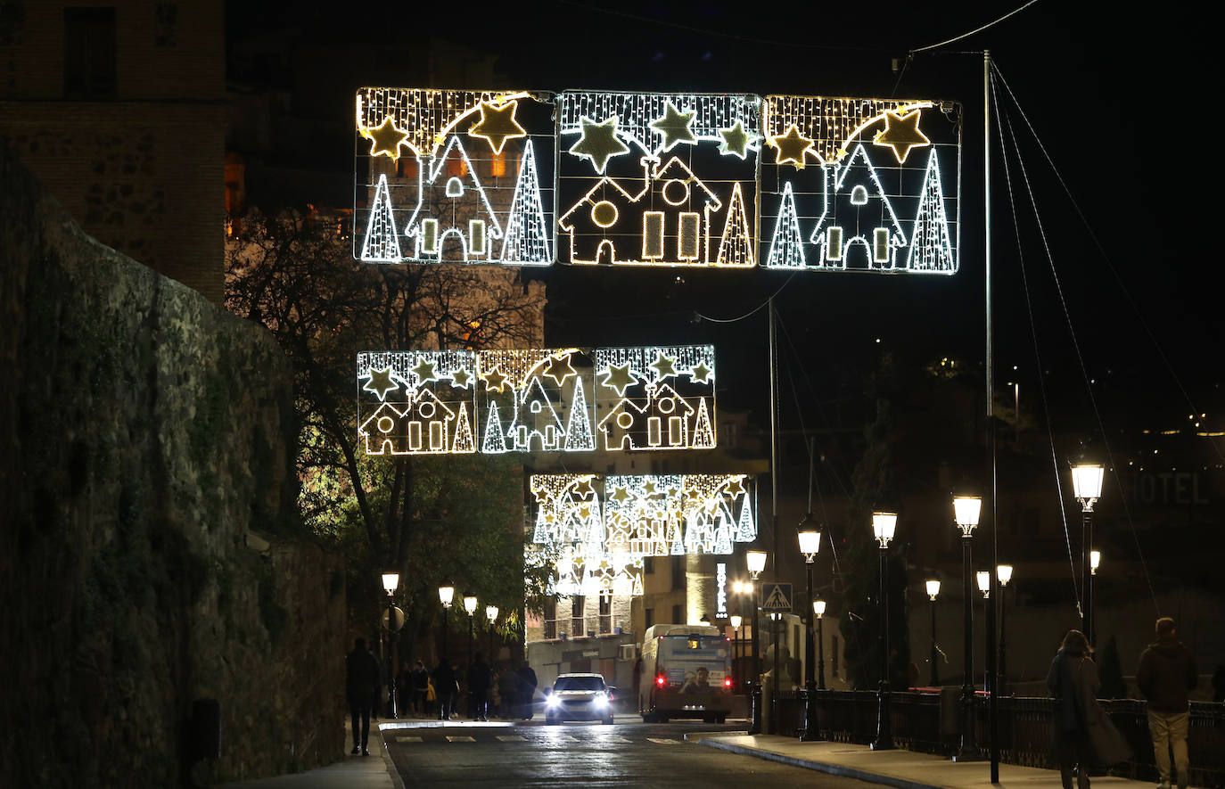 Así ha sido el encendido de luces de la Navidad en Toledo 2023