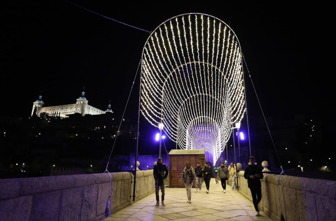 Así ha sido el encendido de luces de la Navidad en Toledo 2023