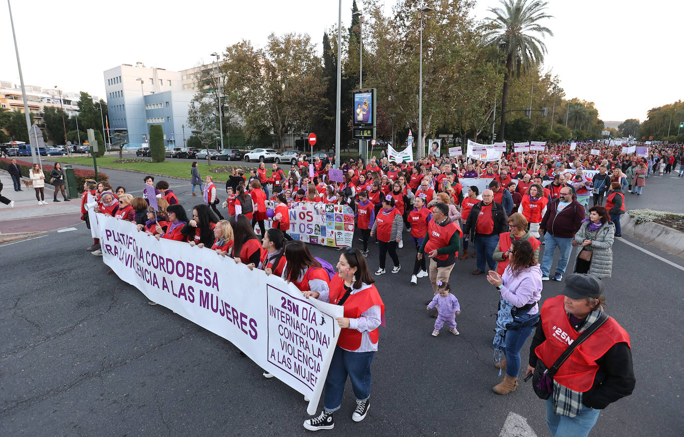 Fotos: la concurrida manifestación contra la violencia machista en Córdoba