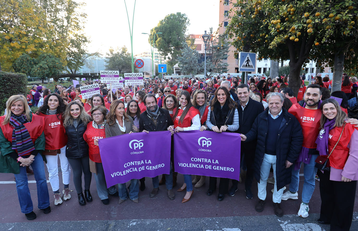 Fotos: la concurrida manifestación contra la violencia machista en Córdoba
