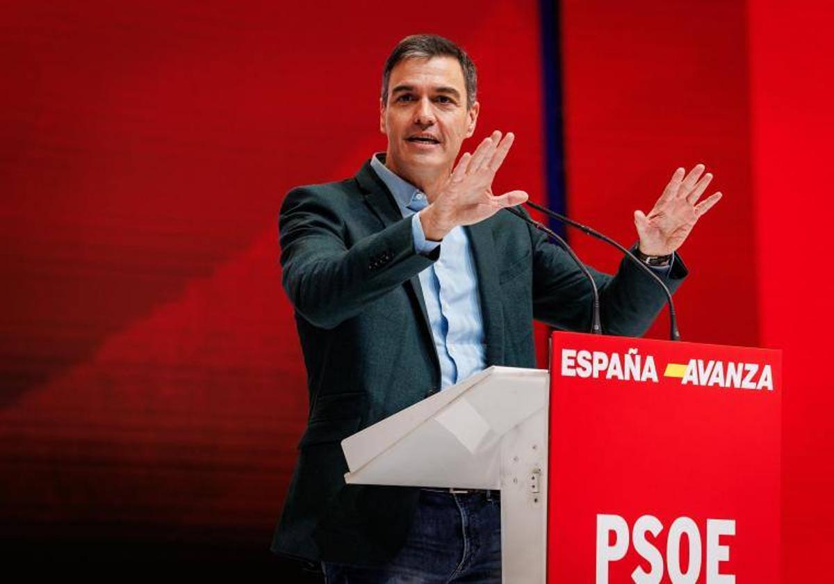 El presidente del Gobierno, Pedro Sánchez