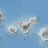 Registrados dos terremotos en Tenerife, uno de ellos de magnitud 3,3
