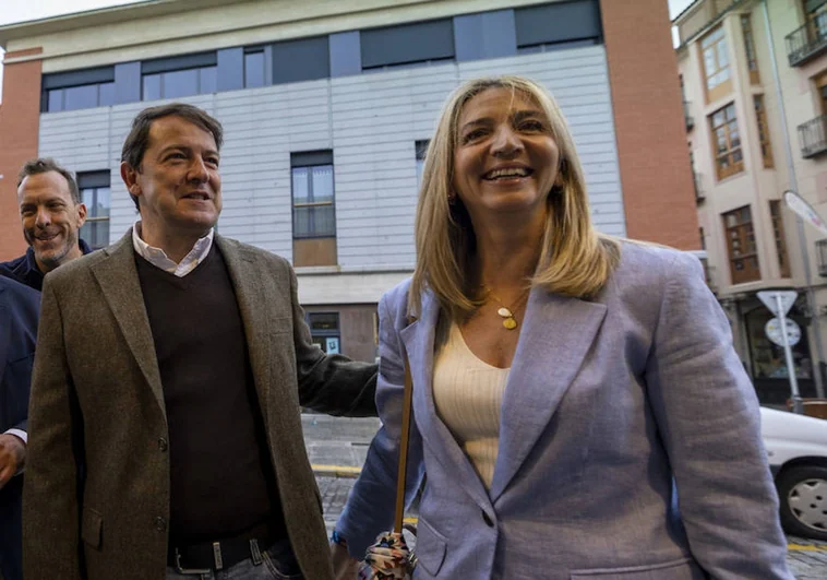 Fernández Mañueco junto a Alicia García, en una imagen de archivo