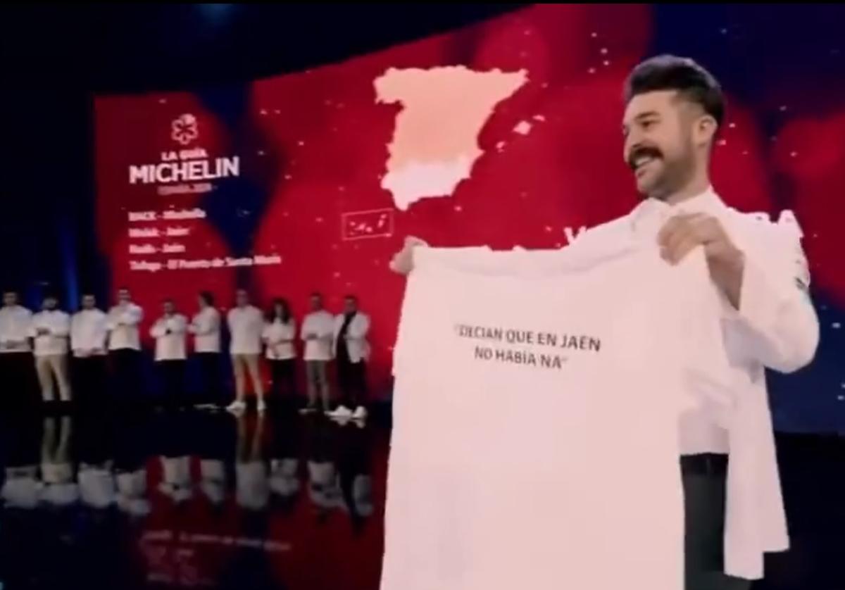 Momento de la gala en que se reconocieron las nuevas estrellas