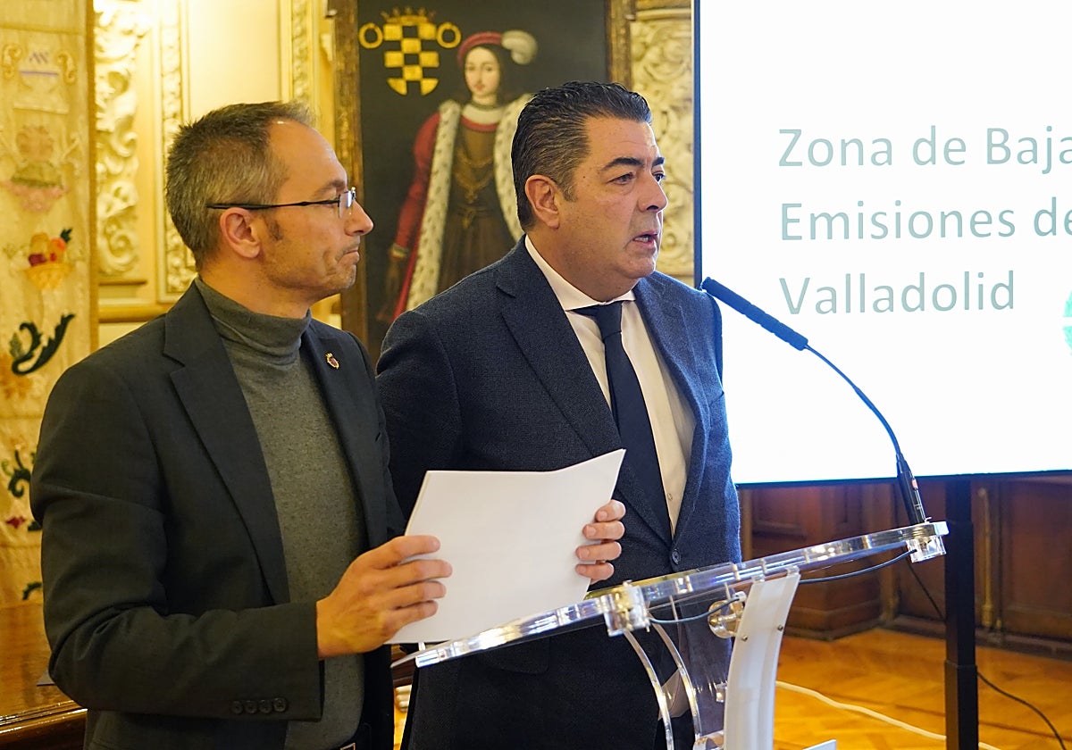 Martín y Gutiérrez Alberca, este viernes en la presentación del proyecto