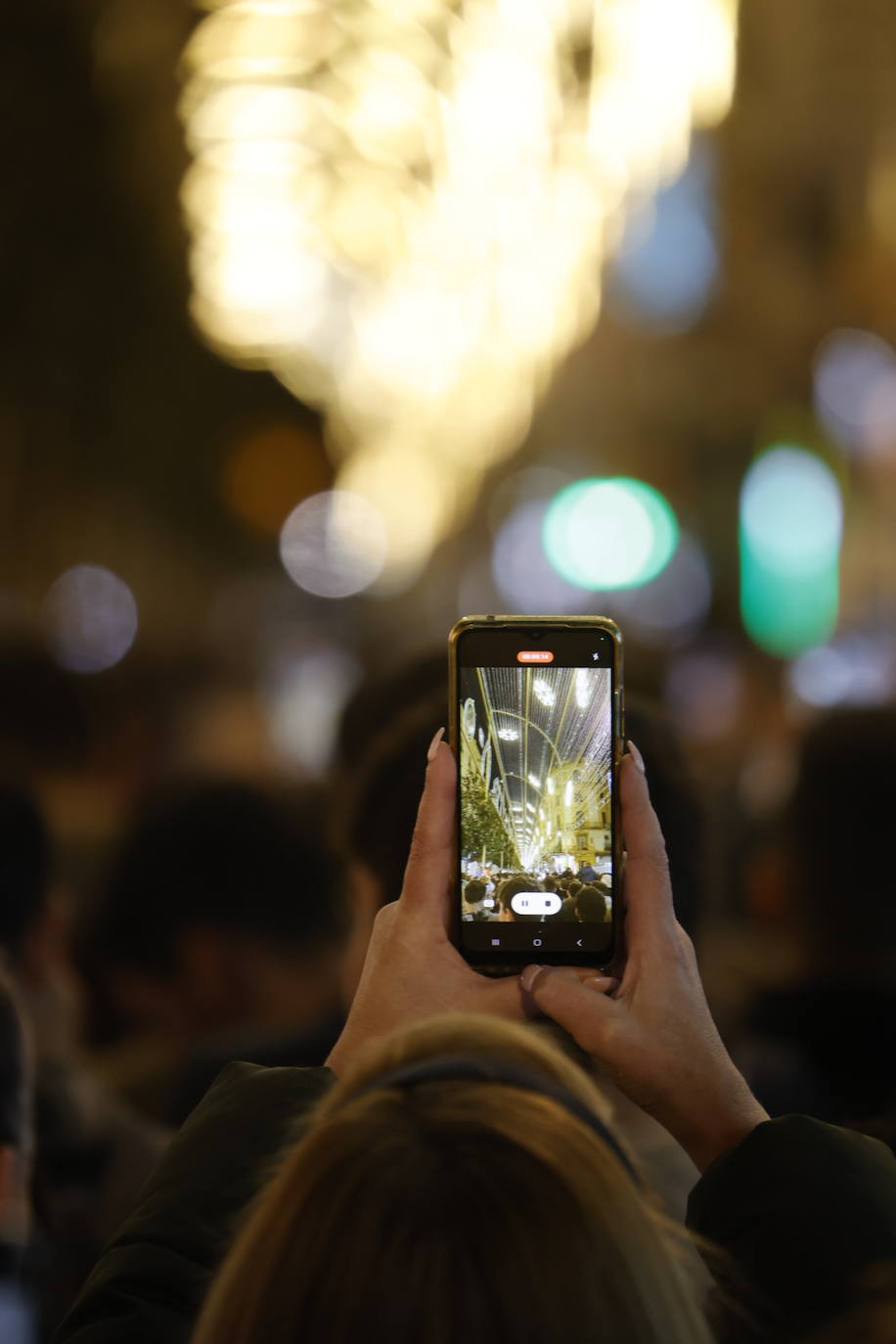 Fotos: el multitudinario encendido del alumbrado de Navidad en Córdoba