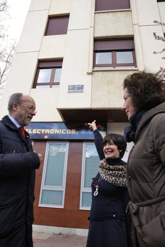 La calle Concha Velasco en Valladolid