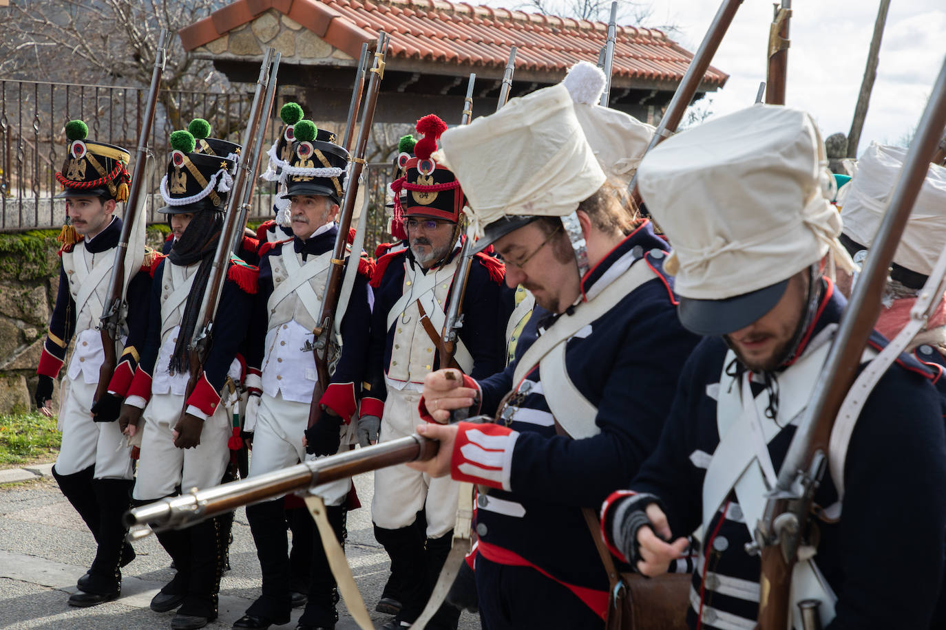 La recreación histórica de la batalla de Somosierra, en imágenes