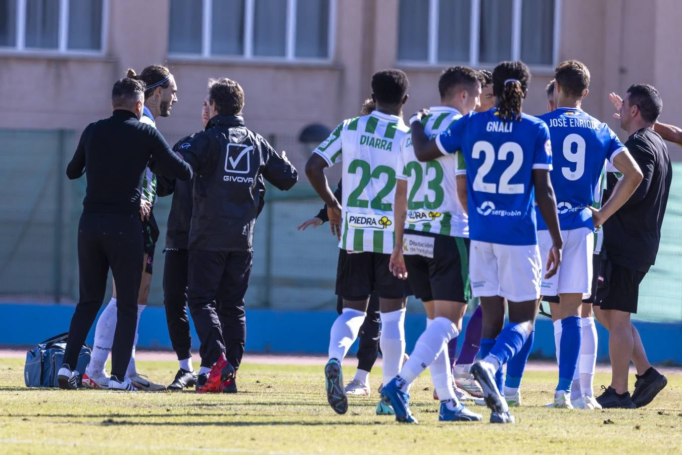 El Melilla-Córdoba CF y el gran susto con Gudelj, en imágenes