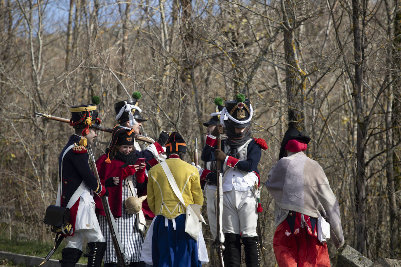 La recreación histórica de la batalla de Somosierra, en imágenes