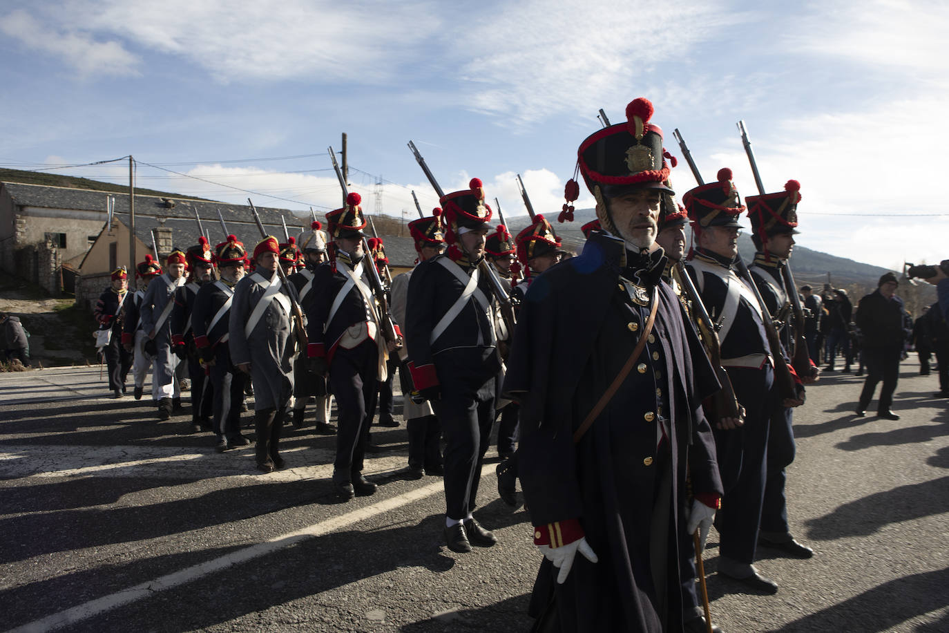 La recreación histórica de la batalla de Somosierra, en imágenes
