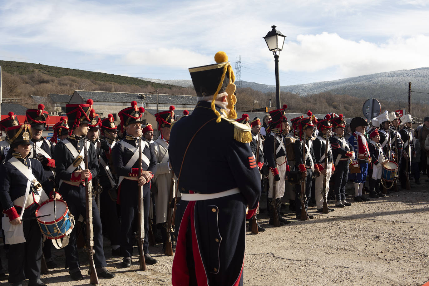 La recreación histórica de la batalla de Somosierra, en imágenes