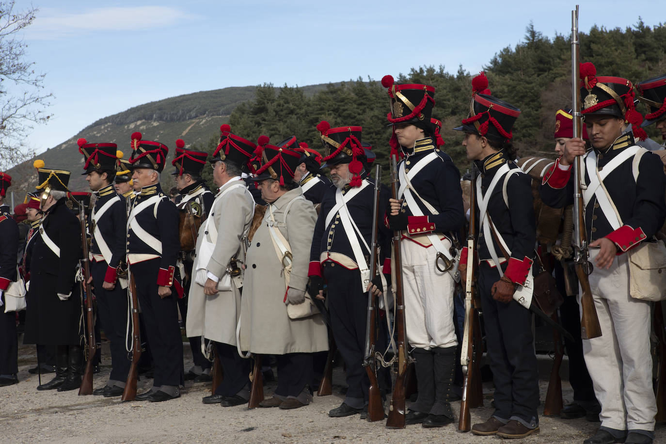La recreación histórica de la batalla de Somosierra, en imágenes