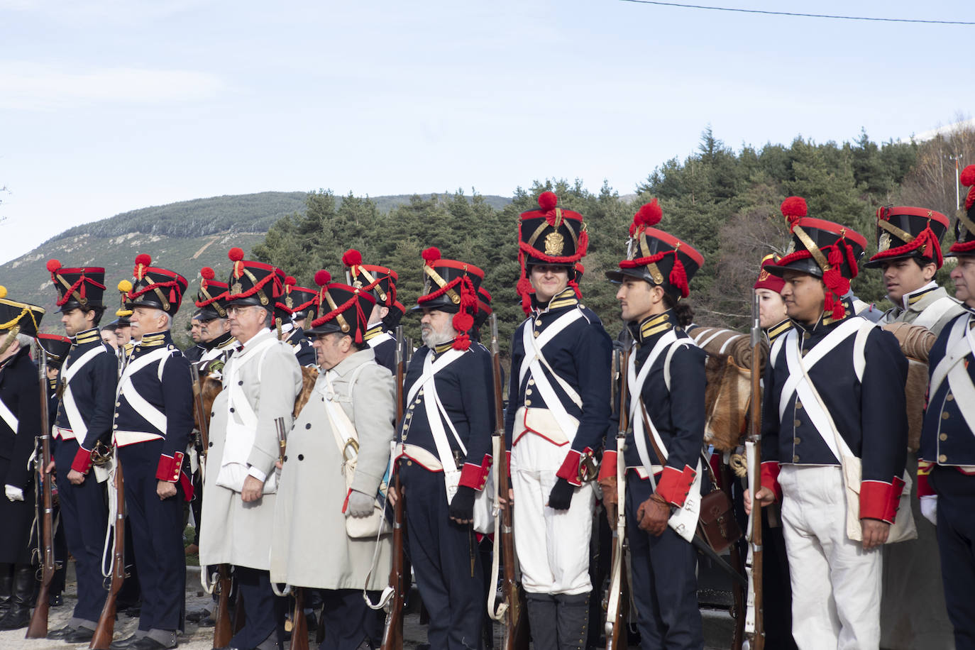 La recreación histórica de la batalla de Somosierra, en imágenes