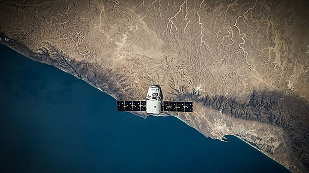 Imagen del nanosatélite Platero