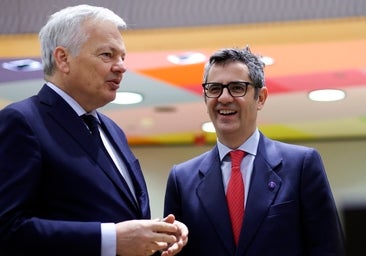 Bolaños y Reynders coinciden en que Bruselas ha hecho preguntas a España por la amnistía pero que el diálogo es fluido